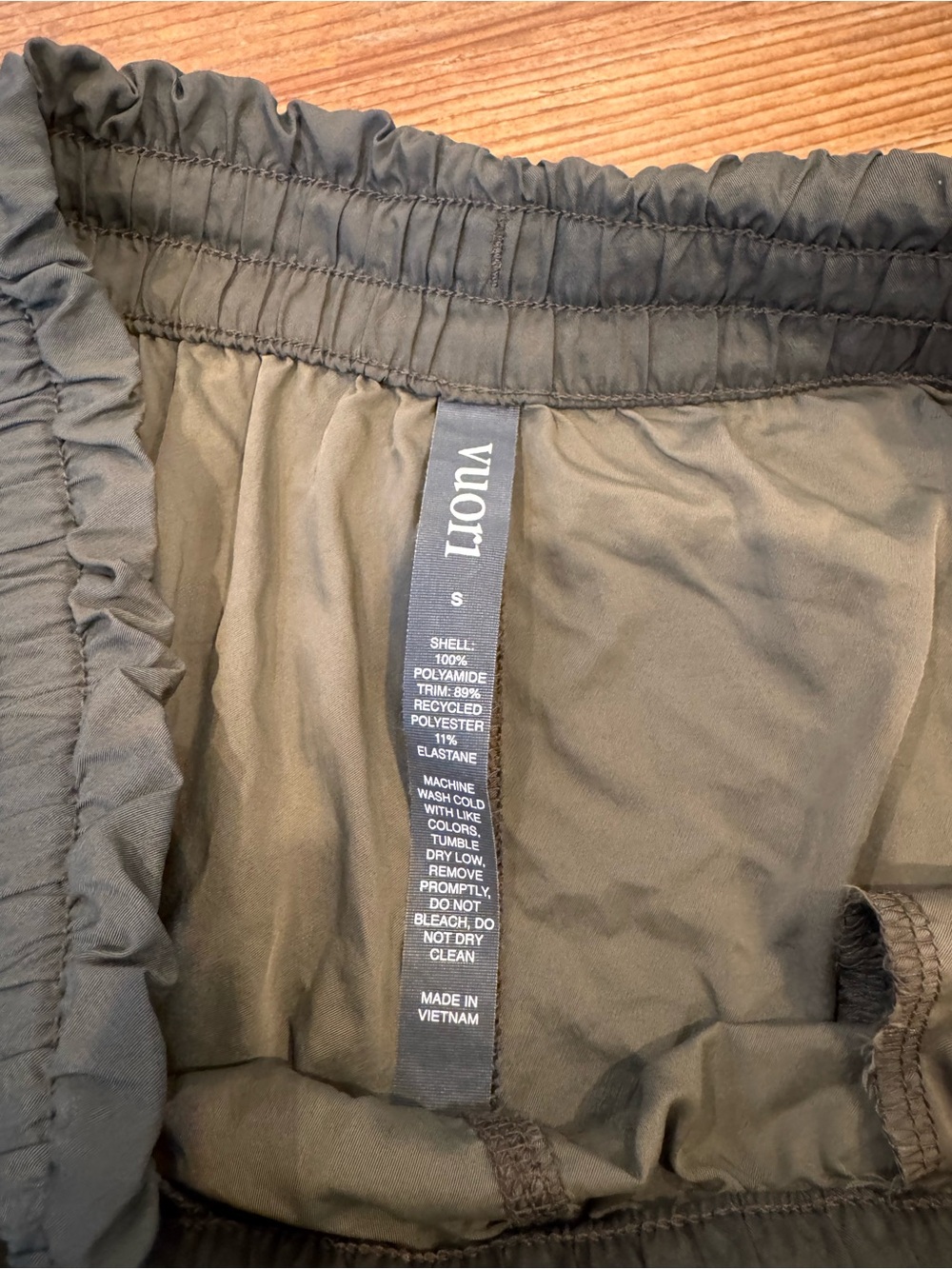 Vuori ripstop Olive Drawstring Casual Pants - Picture 5 of 5